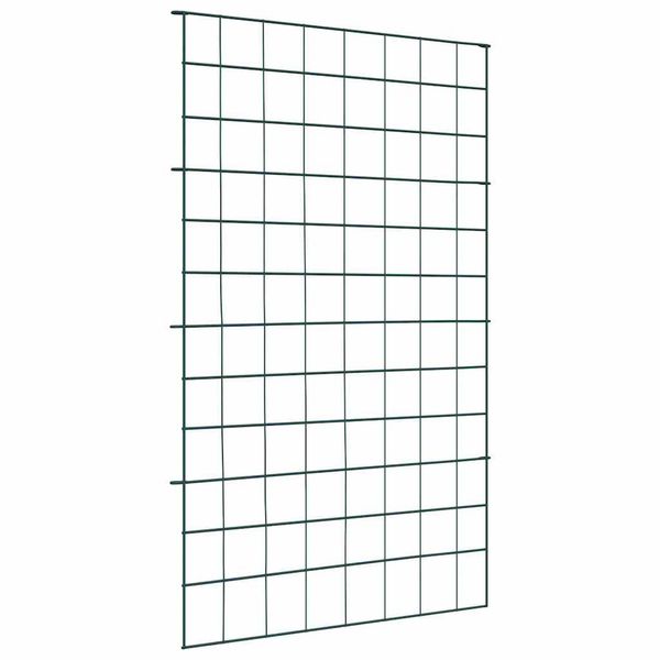 vidaXL Sada plotu pre rybník 8 pcs Zelená 50 x 80 cm Oceľ