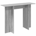 vidaXL Konzolový stôl Sivá sonoma 100 x 30 x 75 cm Kompozitné drevo