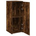 vidaXL Úložná skriňa Dub dymový 40x45x103,5 cm Upravené drevo