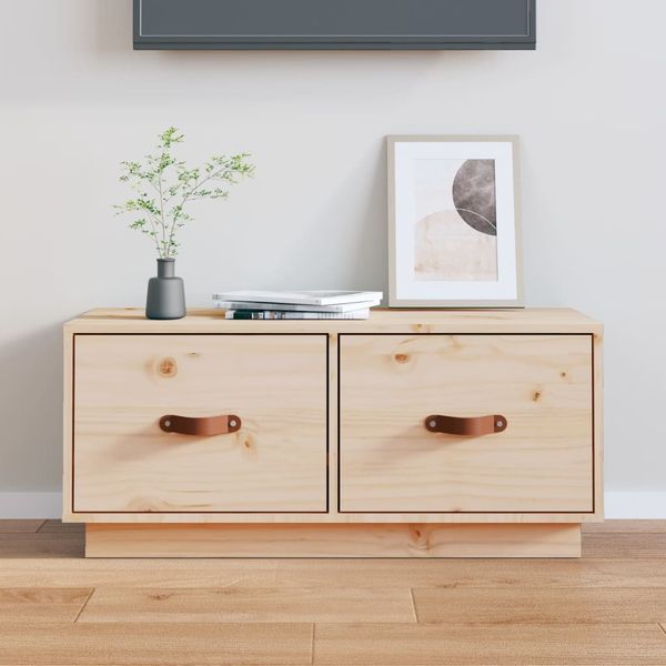 vidaXL TV skrinka 80x34x35 cm masívna borovica