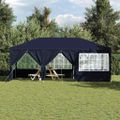 vidaXL Párty stan 600 x 400 x 266 cm Modrá Polyetylén