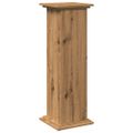 vidaXL Stojan na monitor s policou dub artisan 31x30x90 cm komp. drevo