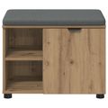 vidaXL Predsieňová lavica Remeselný Dub 60 x 38 x 46 cm