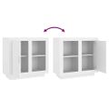 vidaXL Komoda biela 80x40x75 cm