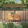 vidaXL Tieniaca plachta 3x2,4 m, sivohnedá 180 g/m²