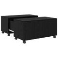 vidaXL Konferenčný stolík Čierny dub 75 x 75 x 38 cm Kompozitné drevo