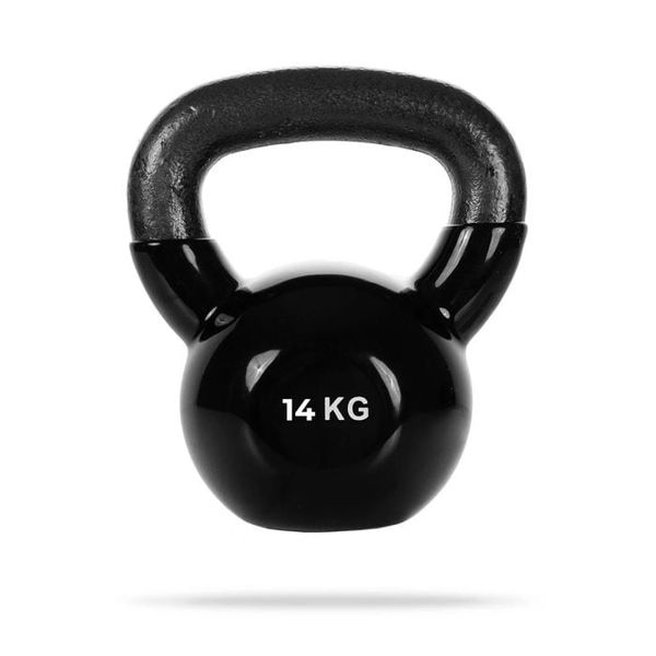 Kettlebell čierny - GymBeam, 14 kg
