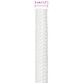 vidaXL Lano na čln 3 mm 10 m Biela