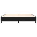 vidaXL Posteľný rám s boxspringom čierny 200x200 cm látka