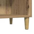 vidaXL Skrinka na platne dub artisan 84,5x38x89 cm kompozitné drevo