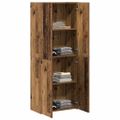 vidaXL Kancelársky kabinet Staré drevo 60 x 32 x 152,5 cm
