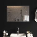 vidaXL LED kúpeľňové zrkadlo 70x50 cm