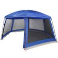 VidaXL Stan pri bazéne s odnímateľnými stenami zo sieťoviny 618x532 cm