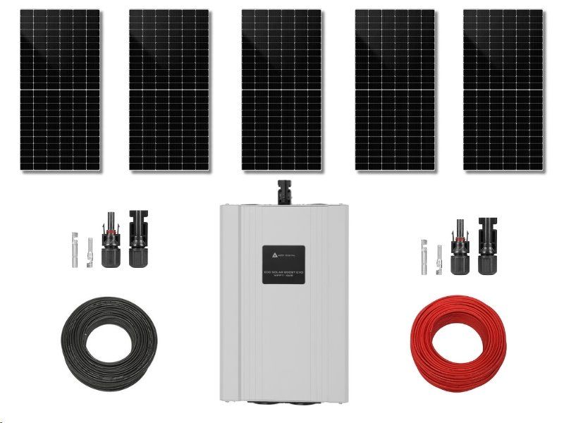 Sada pre solárny ohrev vody ECO SOLAR BOOST EVO 2275 Wp 5x PV TRINA Solar