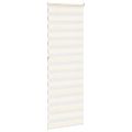 vidaXL Zebra roleta mramorová béžová 80x230 cm šírka látky 75,9 cm polyester
