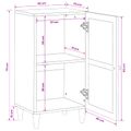 vidaXL Servírovacia skriňa 40 x 33 x 75 cm Masívne mango drevo