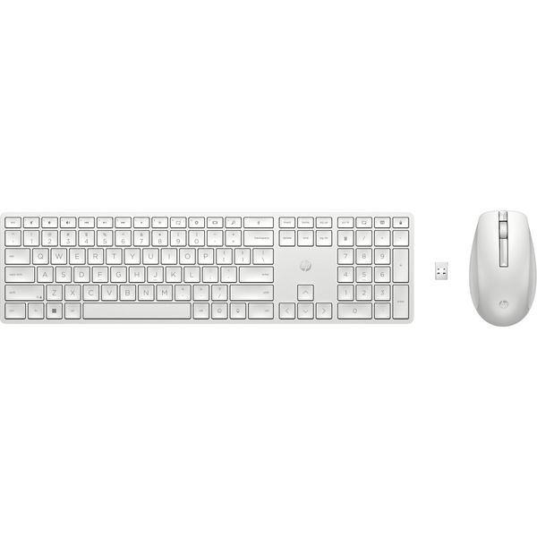 HP 650 Bezdrôtová klávesnica a myš - biela GER