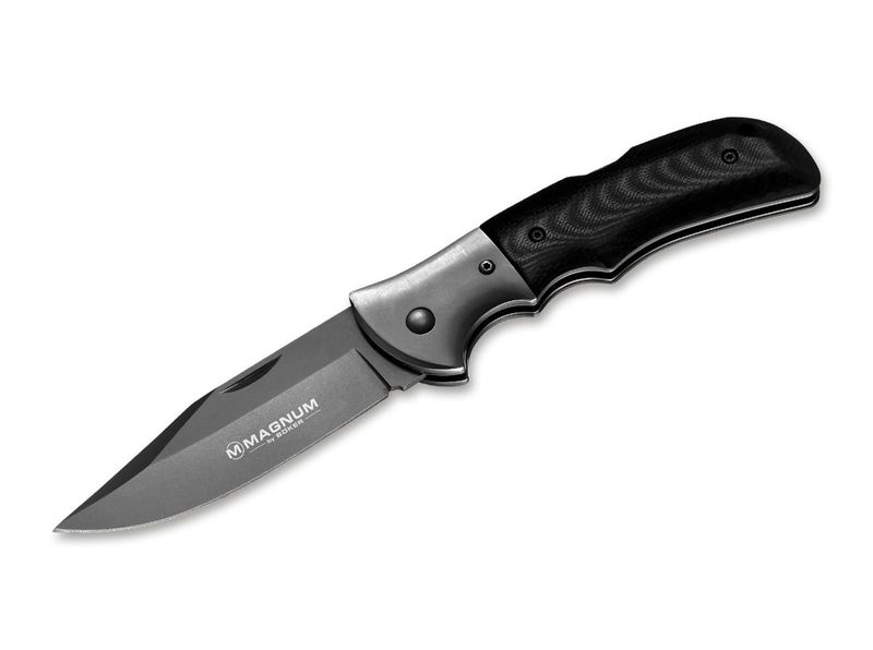 Magnum 01SC712 Gray Eminence vreckový nôž 8,5 cm, čierna, Micarta