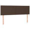 vidaXL Boxspring posteľ s matracom hnedá 140x190 cm umelá koža