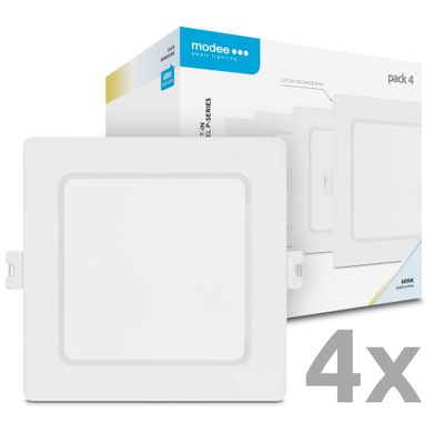 Modee LED Štvorcový LED panel - zapustený 6W 660lm studená biela P4 (ML-LPSB6000K6WPN)