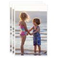 vidaXL Fotorámiky na stôl, koláž 3 ks, biele 13x18 cm, MDF