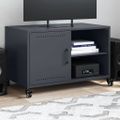 vidaXL TV skrinka antracitová 68x39x43,5 cm oceľ
