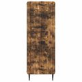 vidaXL Servírovacia skriňa Dymový dub 34,5 x 33 x 92 cm