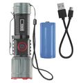 LED nabíjacie kovové svietidlo 300 lm, 700 mAh