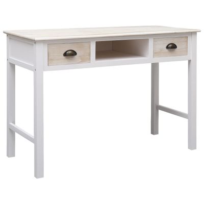 vidaXL Konzolový stolík 110x45x76 cm drevený