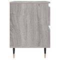 vidaXL Nočné stolíky 2 ks sivý dub sonoma 40x35x50 cm kompozitné drevo