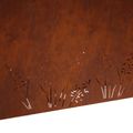 vidaXL Záhradný kvetináč 2 ks Hrdzavý 100 x 30 x 49 cm