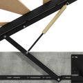 vidaXL Otomanový posteľný rám s úložiskom Betónovo Sivá 100 x 200 cm