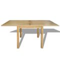 vidaXL Rozťahovací stôl, dub 170x85x75 cm