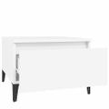 vidaXL Bočné stolíky 2 ks biely 50x46x35 cm spracované drevo