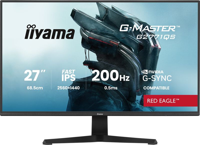 iiyama G-Master/G2771QS-B1/27''/IPS/QHD/200Hz/0,5ms/Čierna/3R