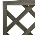 vidaXL Podstavec na kvetináč s mriežkou sivý 70x42x120 cm jedľový masív