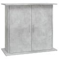 vidaXL Stojan na akvárium, betónovo-sivý, 81x36x73 cm, umelé drevo