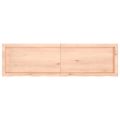 vidaXL Stolová doska 140x40x(2-4) cm neošetrený dubový masív