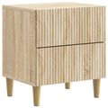 vidaXL Nočný stolík Dub sonoma 43 x 34,5 x 48 cm Kompozitné drevo