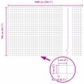vidaXL Euro plot 1,4 x 10 m Železo potiahnuté PVC Zelená