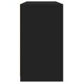 vidaXL Komoda s LED svetlami čierna 123x37x67 cm