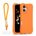 Puzdro Safepop s popruhom pre iPhone 16 6,1" oranžové