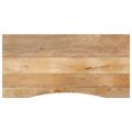 vidaXL Stolová doska so zakrivením 120x50x2,5 cm surový mangový masív