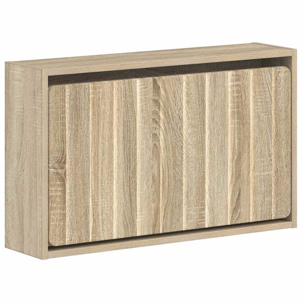 vidaXL Nástenný botník ZWOLLE 71 x 17 x 43 cm Kompozitné drevo