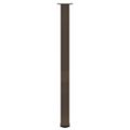 vidaXL Nohy barového stola 4 ks, prírodná oceľ, 110 – 112 cm, oceľ