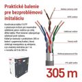 Datový kábel FTP CAT 6, 305m