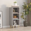 vidaXL Komoda sivý dub sonoma 34,5x32,5x90 cm spracované drevo