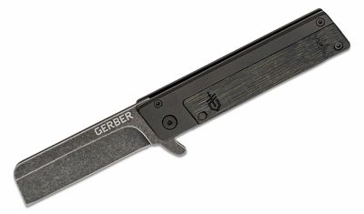 Gerber Quadrant - Bamboo Black moderný vreckový nôž 6,9 cm, čierna, bambus