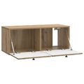 vidaXL Nástenná TV skrinka 78,5 x 31 x 30 cm Dub artisan