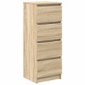 vidaXL Komoda dub sonoma 37,5x35x99 cm spracované drevo